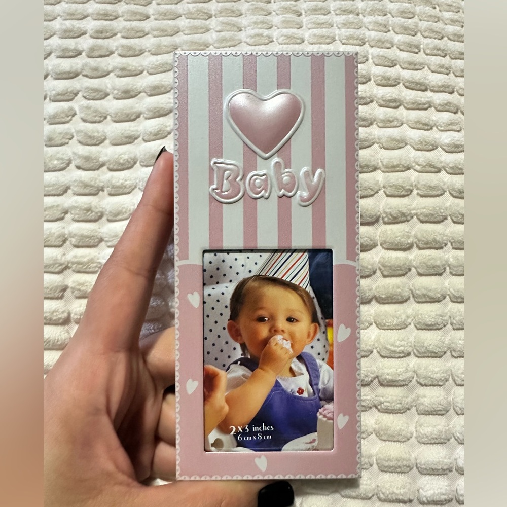 Baby girl picture frame